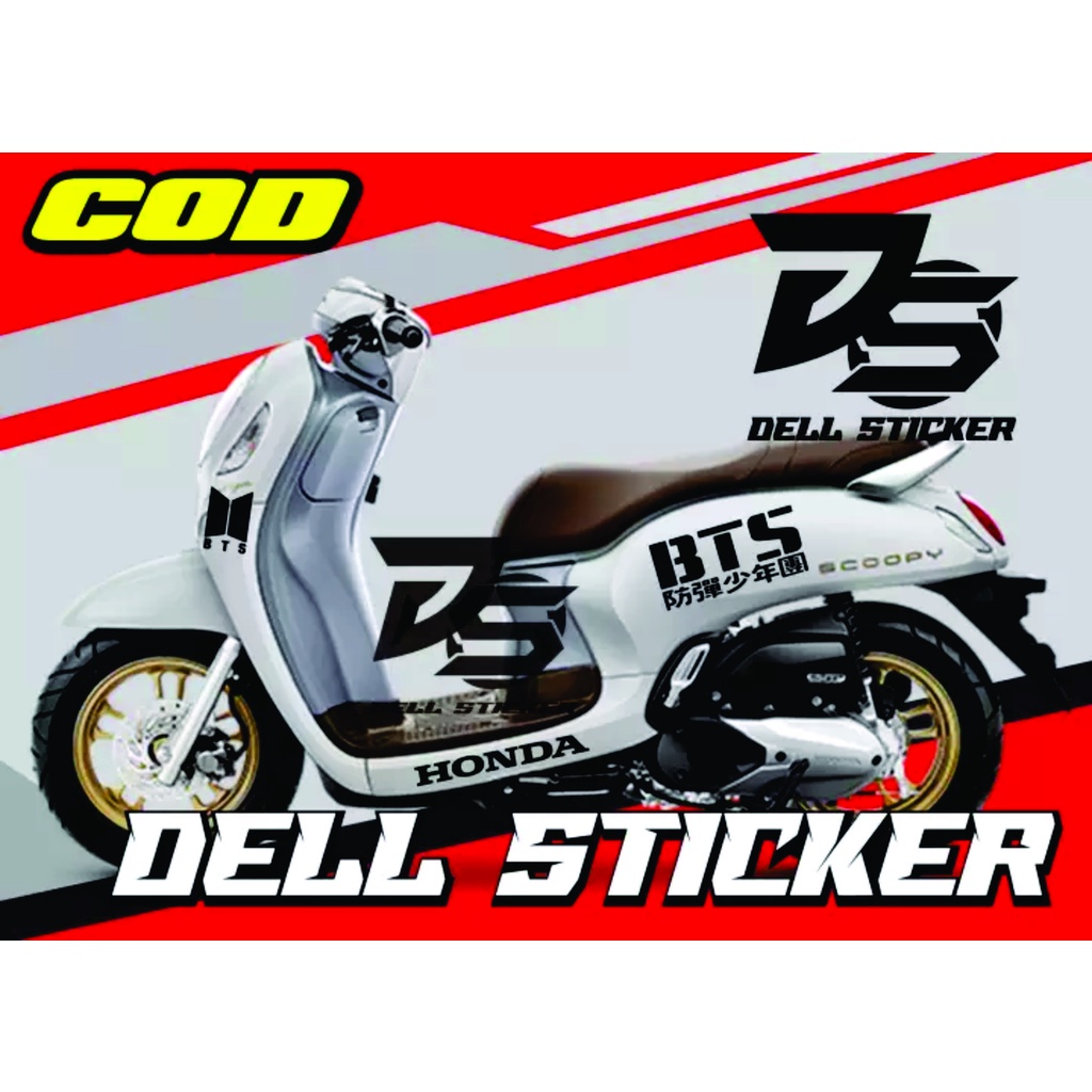 Stiker Scoopy B.T.S Korea Sticker Scoopy Terbaru BTS Stiker Soopy 2017-2021 STIKER SCOOPY TERBARU KO