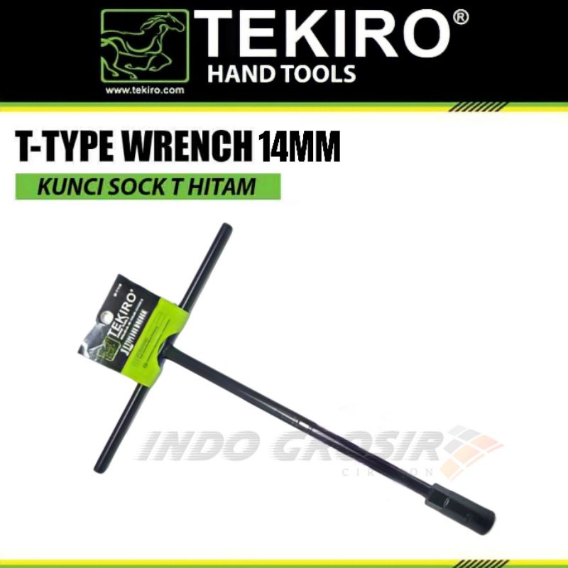 TEKIRO Kunci Sock T Hitam 14MM T-Type Wrench Murah