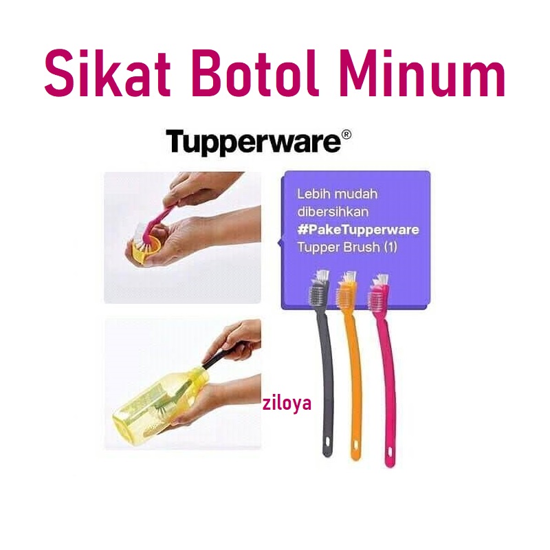 Sikat Botol Minum Tupperware