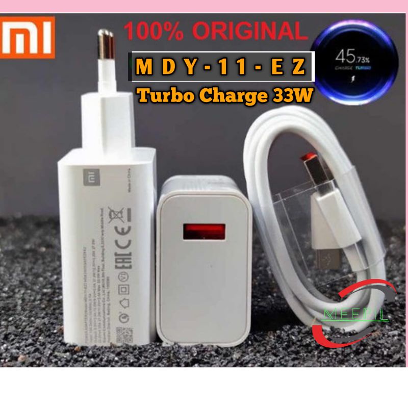 CHARGER XIAOMI TURBO CHARGE 33W USB C Original 100%