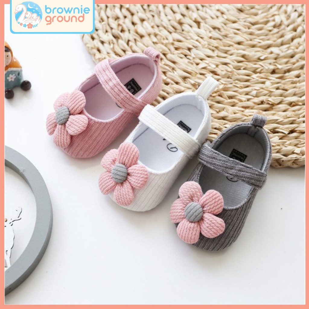 SEPATU BAYI MOTIF BUNGA CANTIK IMPORT KOREA 0-18 BULAN / PREWALKER BAYI sepatu bayi lucu IMPORT sepatu baby girl