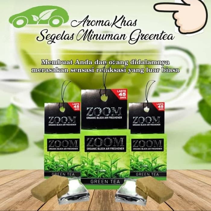 Pengharum Mobil / Parfum Mobil ZOOM by Dorfree Mirip dengan Parfum Deo Scents Parfum Kopi Green Tea