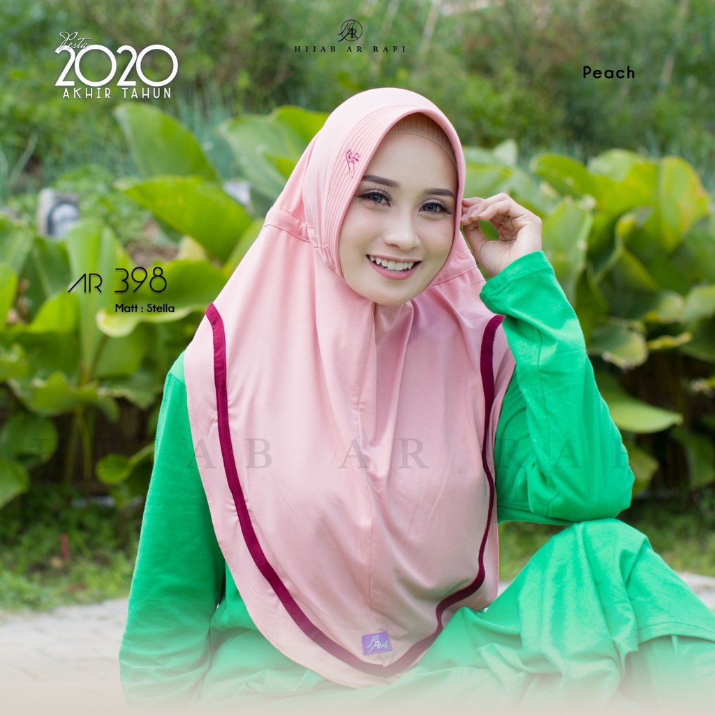 AR398 HIJAB BLUSUKAN ARRAFI II JILBAB BLUSUKAN SIMPLE DEWASA II NOVA ARRAFI II DISTIBUTOR HIJAB