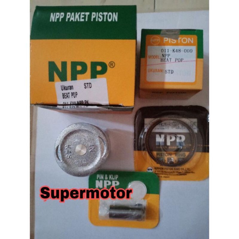 piston kit seher paket beat pop Scoopy esp beat Fi esp 2015  k44 tersedia os std 50 100 150 200npp