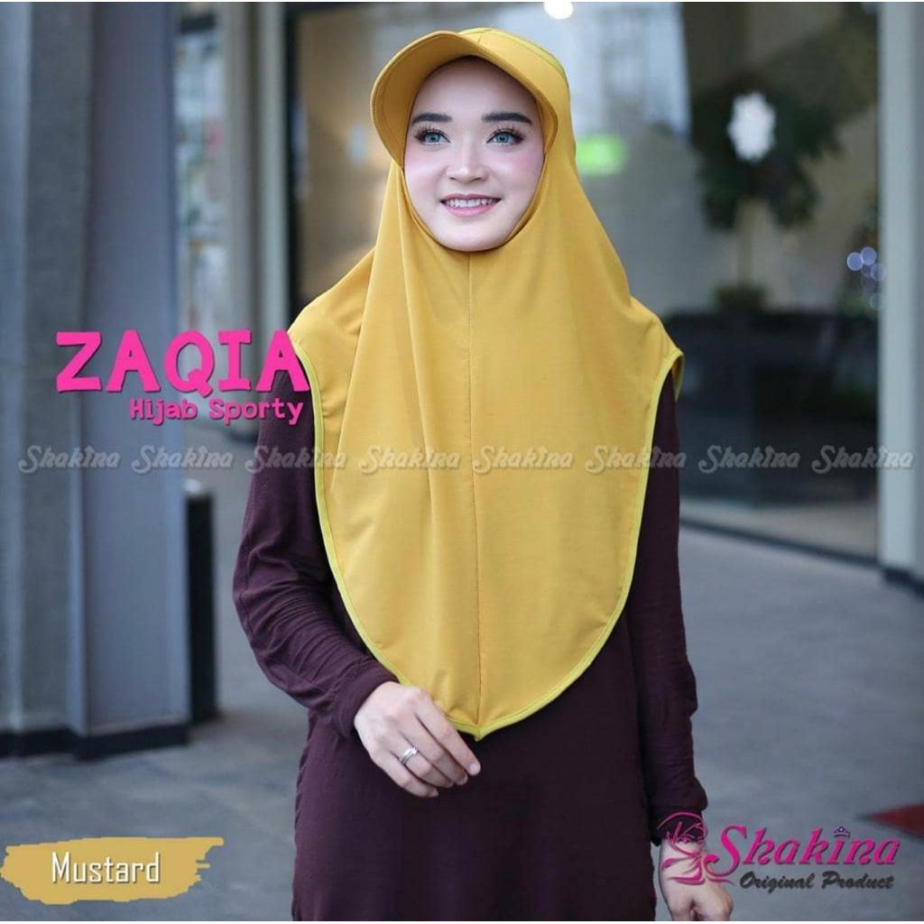 Zaqia List Hijab Sporty - hijab murah / kerudung / hijab sporty / sproty hijab / sporty