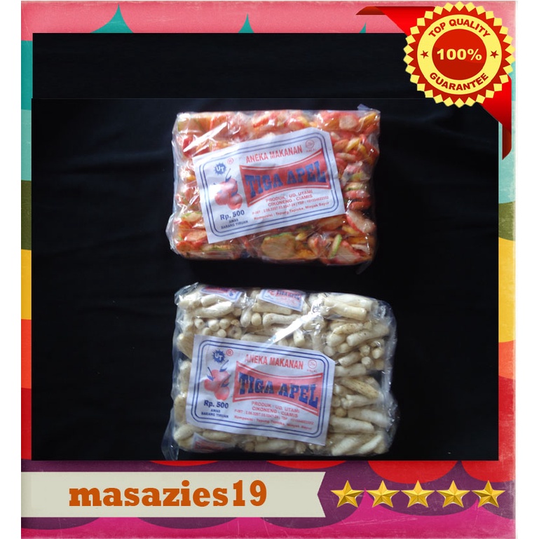 

Krupuk seblak jablay Seblak kencur dan Krupuk Soto Tiga Apel Ciamis Gurih Enak Pedas pas 1 pack isi 20 pcs