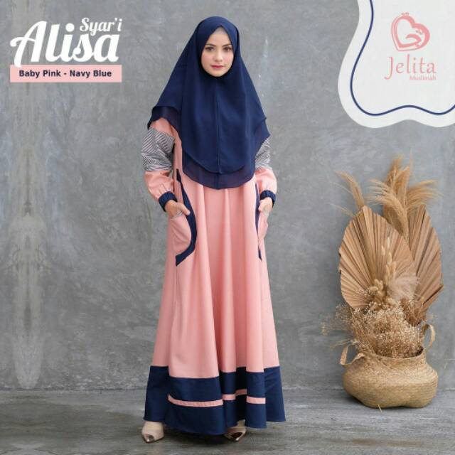 Gamis Syari Alisa by jelita muslimah ( jelgant )