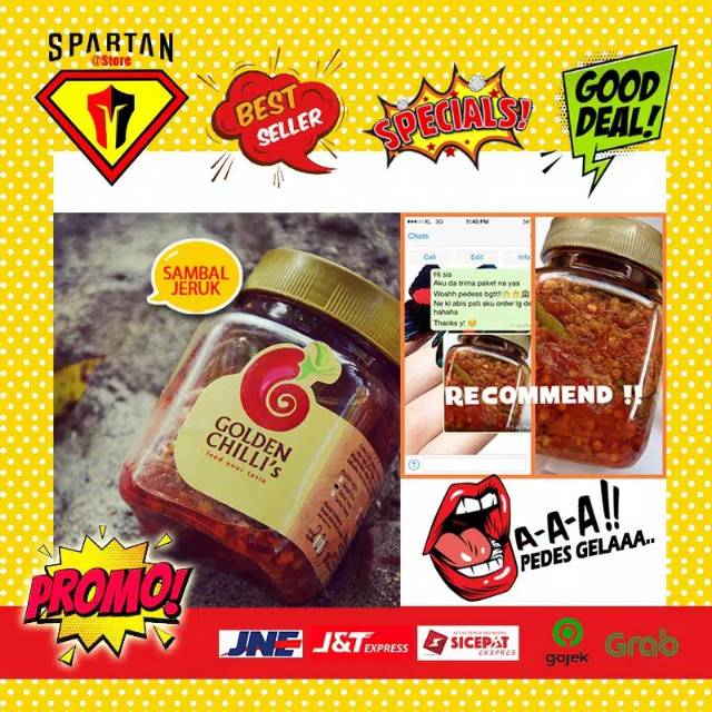 

PROMO SAMBEL GOLDENCHILLIS RASA DAUN JERUK