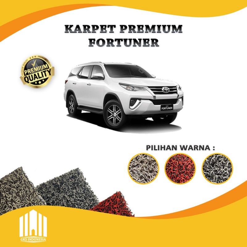 PRESTIGE KARPET MOBIL PREMIUM TOYOTA FORTUNER FULL BAGASI COIL MAT