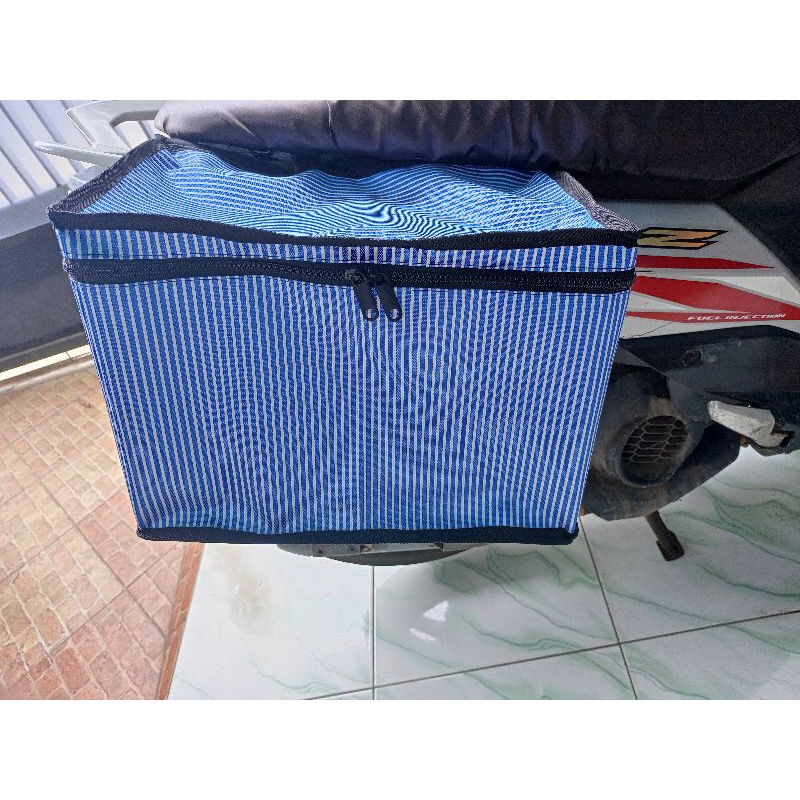 tas motor samping kurir obrok kecil mini custom anti air