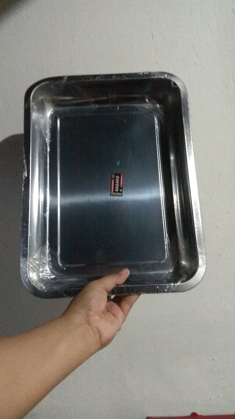 555 Baking Tray Loyang Segi Nampan Baki Stainless Stenles Uk 36
