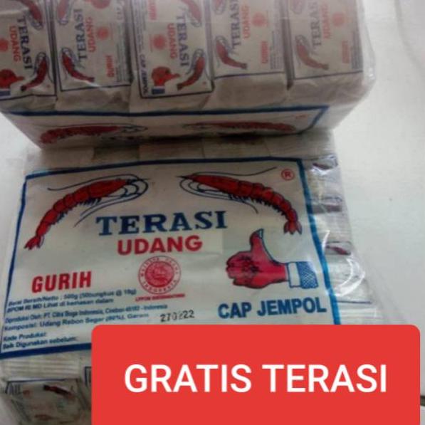 

TRXZ5l5K--Trasi udang cap jempol kemasan 500gram isi 50pcs@10gram