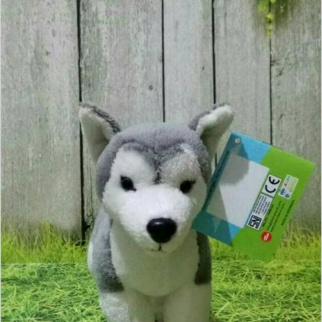 Boneka Anak Anjing Husky Standing Shopee Indonesia