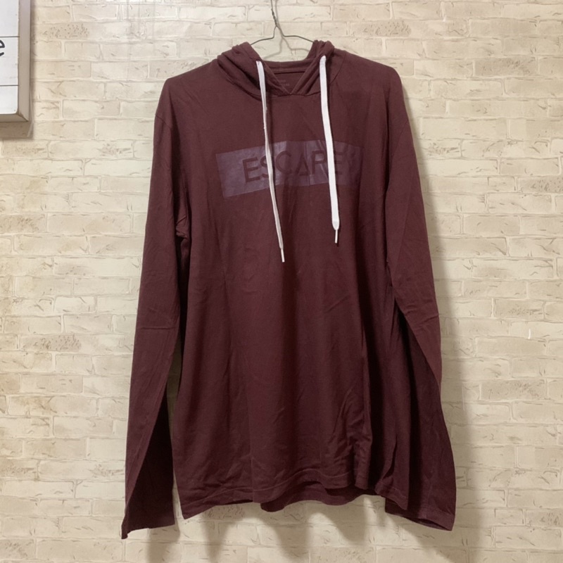 Hoodie Maroon ESCAPE Preloved Murah