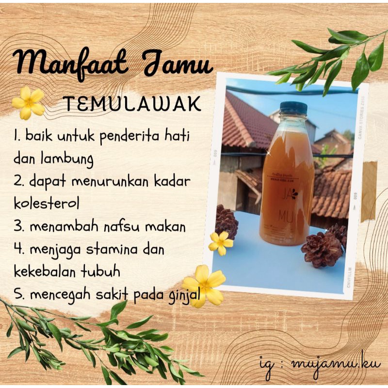 

minuman jamu tradisional jamu herbal temulawak