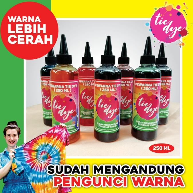 

Diskon Pewarna Tie Dye / Tinta Tie Dye / Pewarna Kaos / Tie Dye Cair 250 ml Diskon