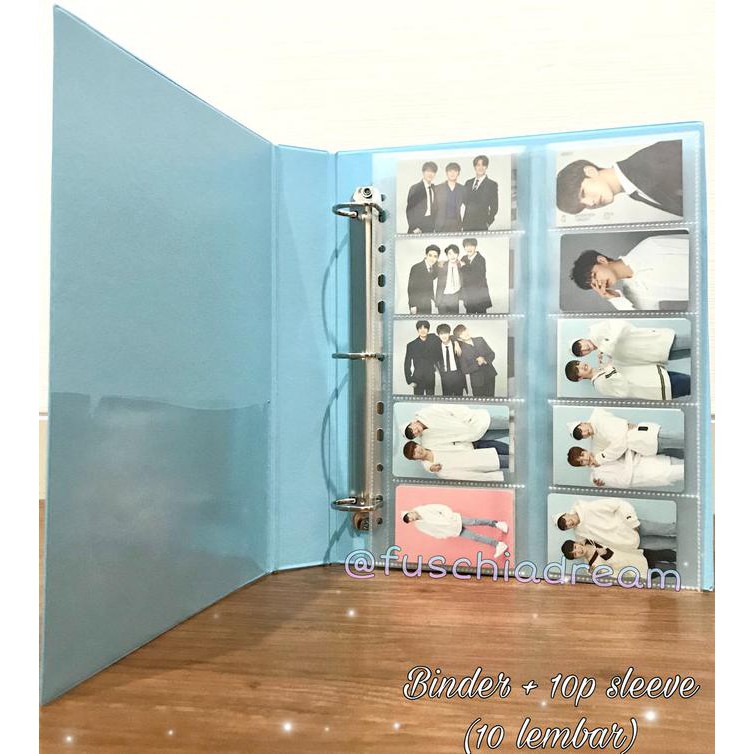 

✨ BISA BAYAR DITEMPAT✨ (Binder + 10p Sleeve) ukuran A4 2/3/4 Ring untuk photocard/polaroid -