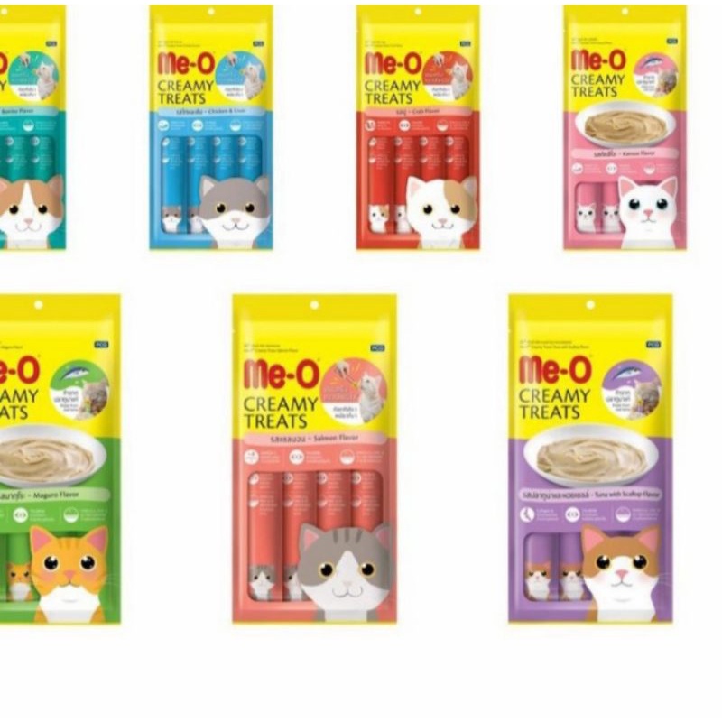 Cemilang creamy Treats 1pack isi 4sachet All Varian Snack Cemilan Kucing