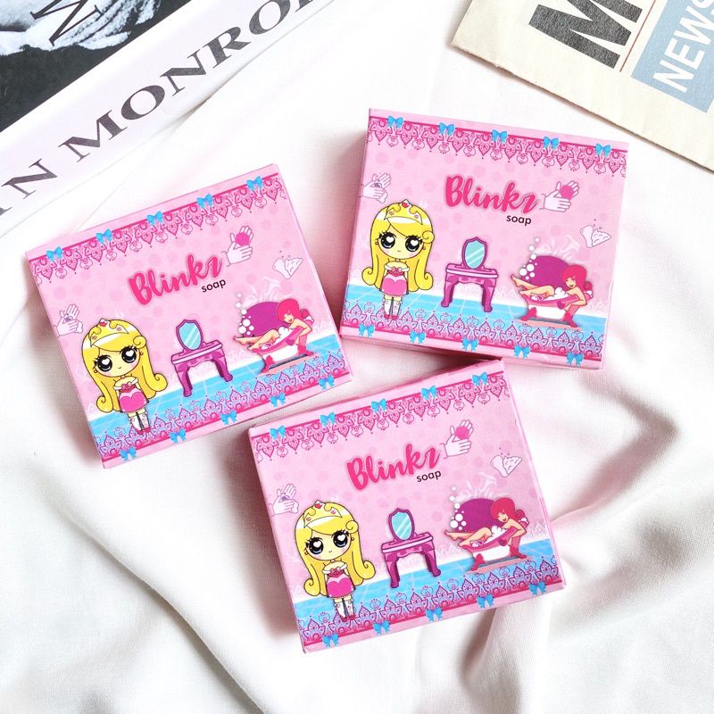 READY STOCK SABUN PEMUTIH PENCERAH VIRAL BLINKZ BLINK SOAP BPOM
