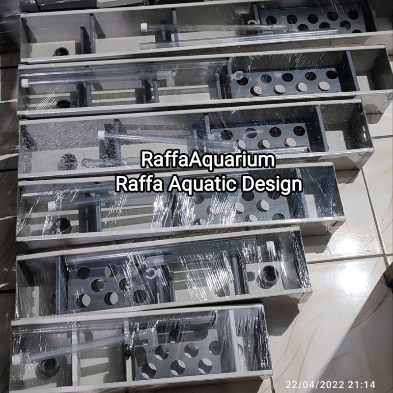 Filter Talang 70 cm Top Filter Aquarium 70cm Box Kosong tanpa tutup