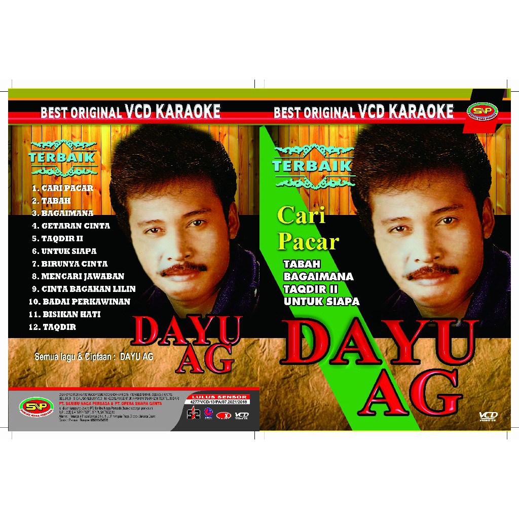 Vcd Original Dangdut Lawas - Terbaik Dayu AG