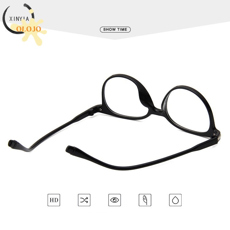 【Bayar Di Tempat】 Kacamata Wanita Pria Frame Sunglasses Anti Radiasi Lensa Transparan