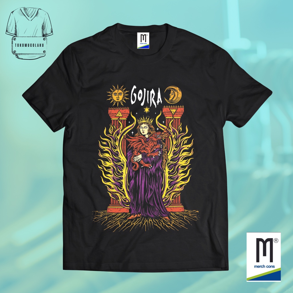 KAOS BAND GOJIRA / MERCHCONS APPAREL / CODE HM233+