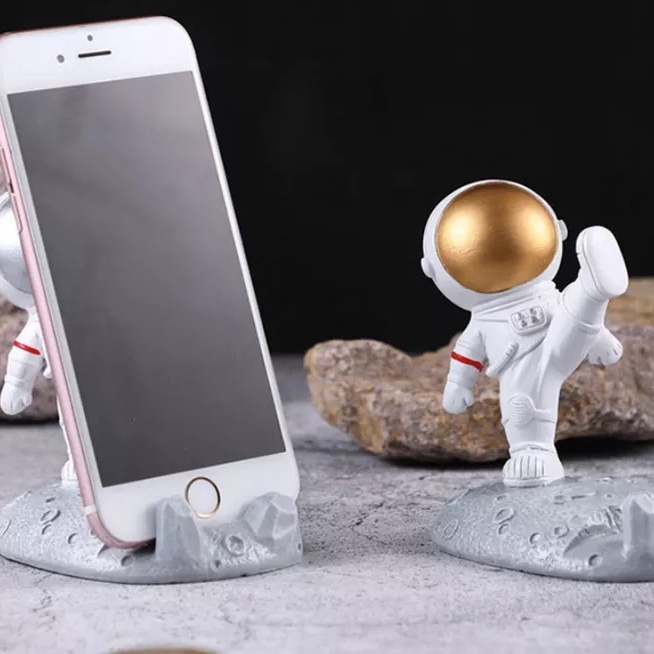 【33LV.ID】Holder Hp Karakter Astronot Stand Meja Handphone Ipad Lucu Phone Holder