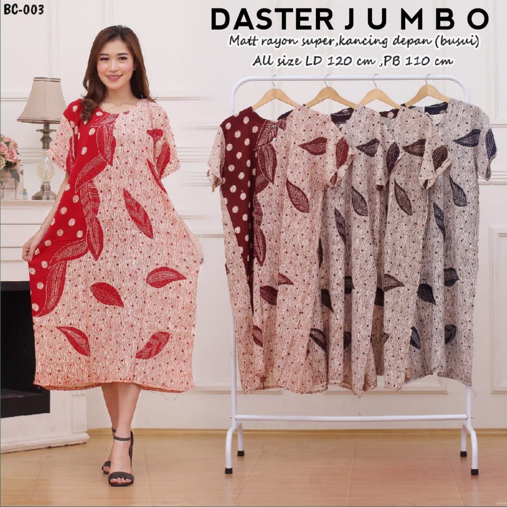 Daster Jumbo Murah Polka Kumala - Daster Wanita Terbaru BC-003