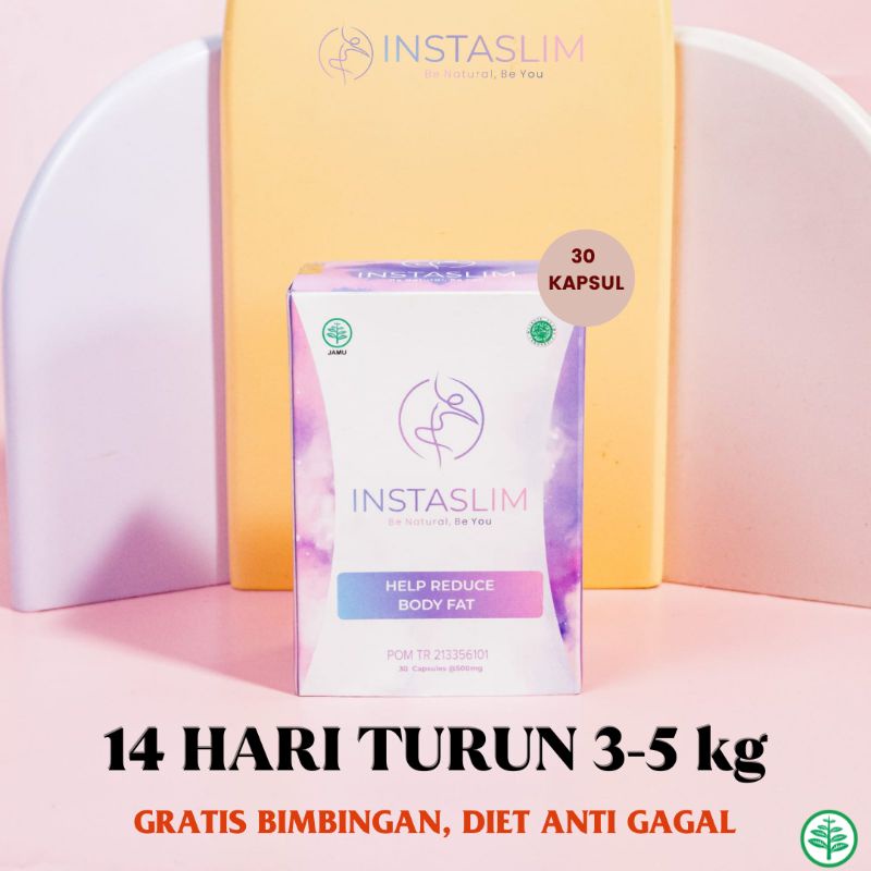 Special package INSTASLIM 2box FREE tumbler 2Lt | Obat ampuh menurunkan BB 3-5 kg seminggu