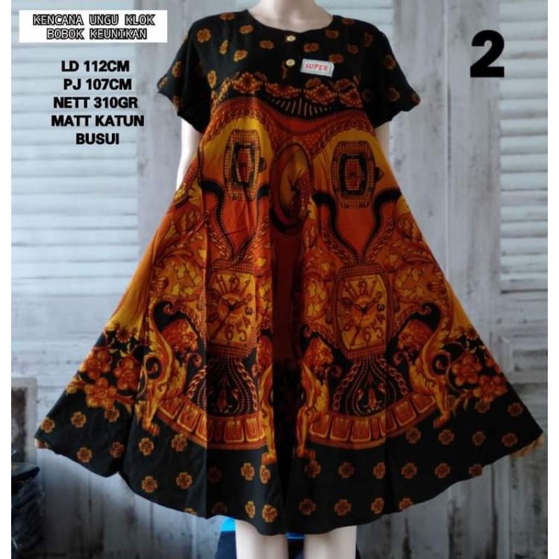 DASTER PAYUNG BATIK KENCANA UNGU ORIGINAL