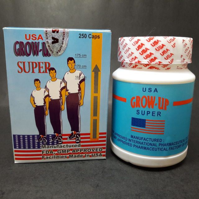 [Bisa COD] Super Grow UP USA Original Asli Obat Herbal Peninggi Badan Dewasa Super Cepat dan Ampuh