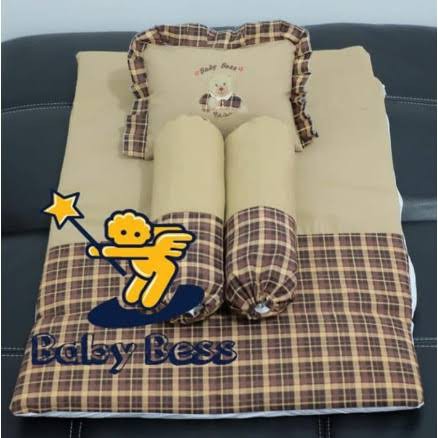 1 Set Tempat Tidur Bayi BABY BESS -  Baby bed Bantal Dan Guling - Kasur Bayi 1 Set Lengkap Dengan Bantal Dan Guling