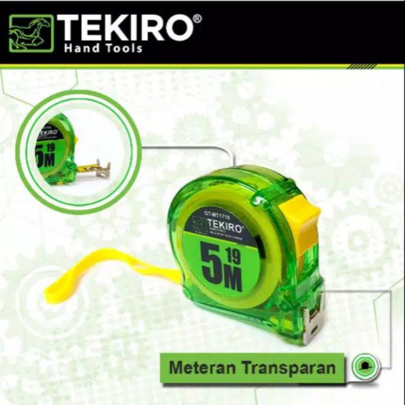 Meteran 5 Meter Tekiro Original