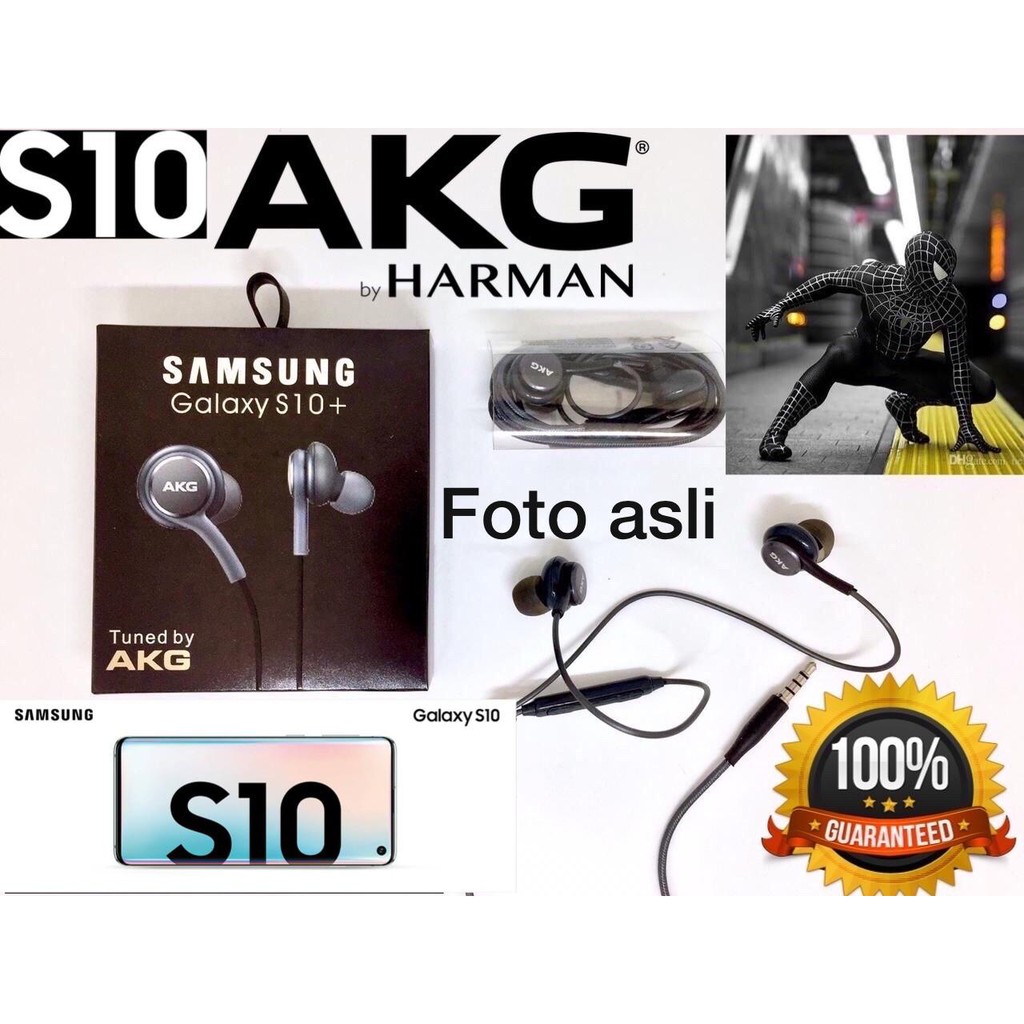 HANDSFREE SAMSUNG GALAXY S10 PLUS AKG GRADE ORIGINAL CLEAR SOUND