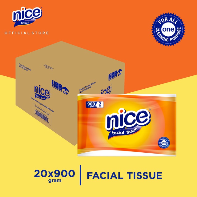 Nice Tissue Wajah Kiloan 900 gr x 20 pcs (Carton)