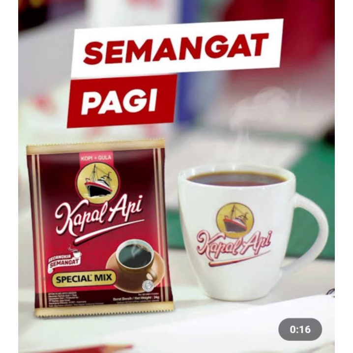 

KOPI Kapal api1 SACHET Kapal api spesial mix isi 10 sachet 25 gram rencengan termurah kopi