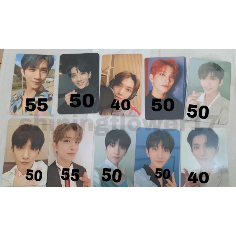 Photocard Joshua Seventeen KPOP photocard