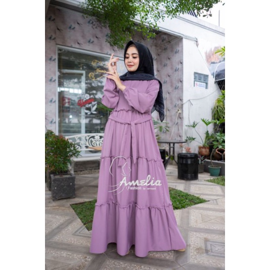 Amelia Fashion Dress by Arrasyid Original Susun Canda Dress Best Seller