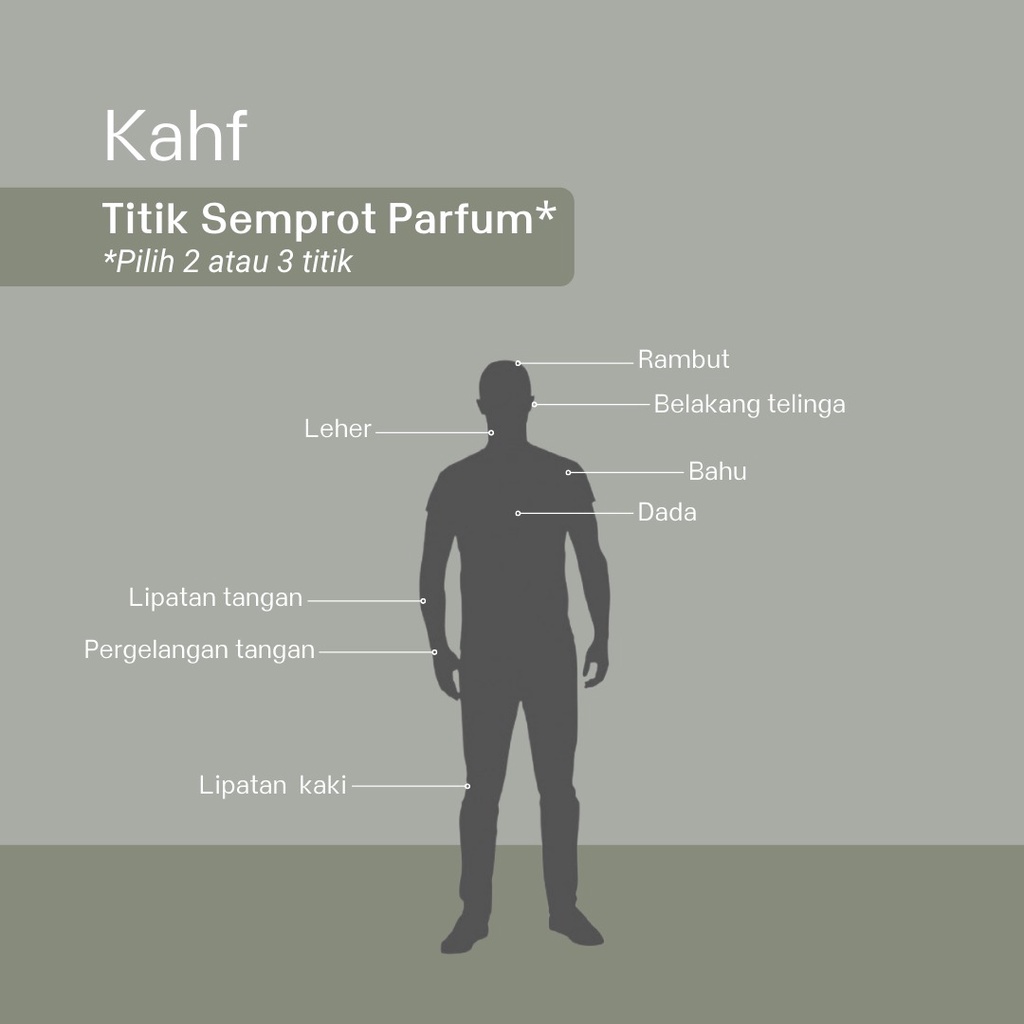 KAHF Parfum Pria True Brotherhood Eau de Toilette 35 ml (COKLAT)