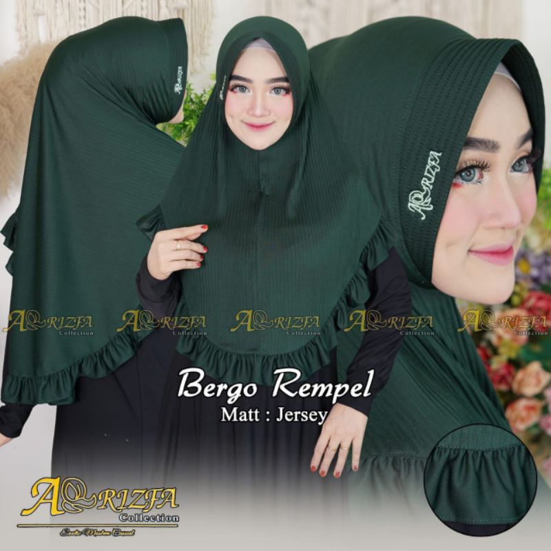 BERGO PLISKET REMPEL/ HIJAB INSTAN PET BY AR-RIZFA