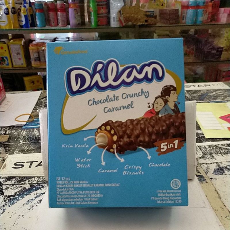 

GARUDA DILAN cokelat caramel 24g x 12 pcs