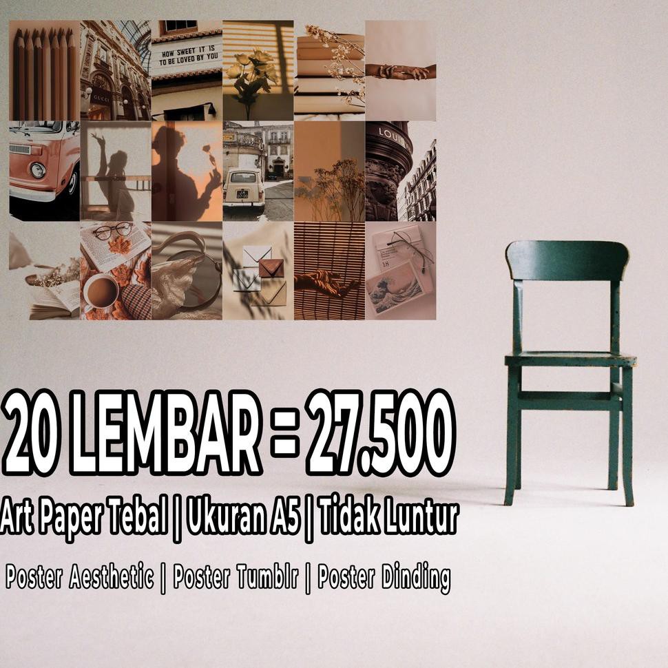 Produk Terbaru Poster Aesthetic Poster Tumblr Poster Estetik A5 20 LEMBAR BISA CUSTOM Shopee Indonesia