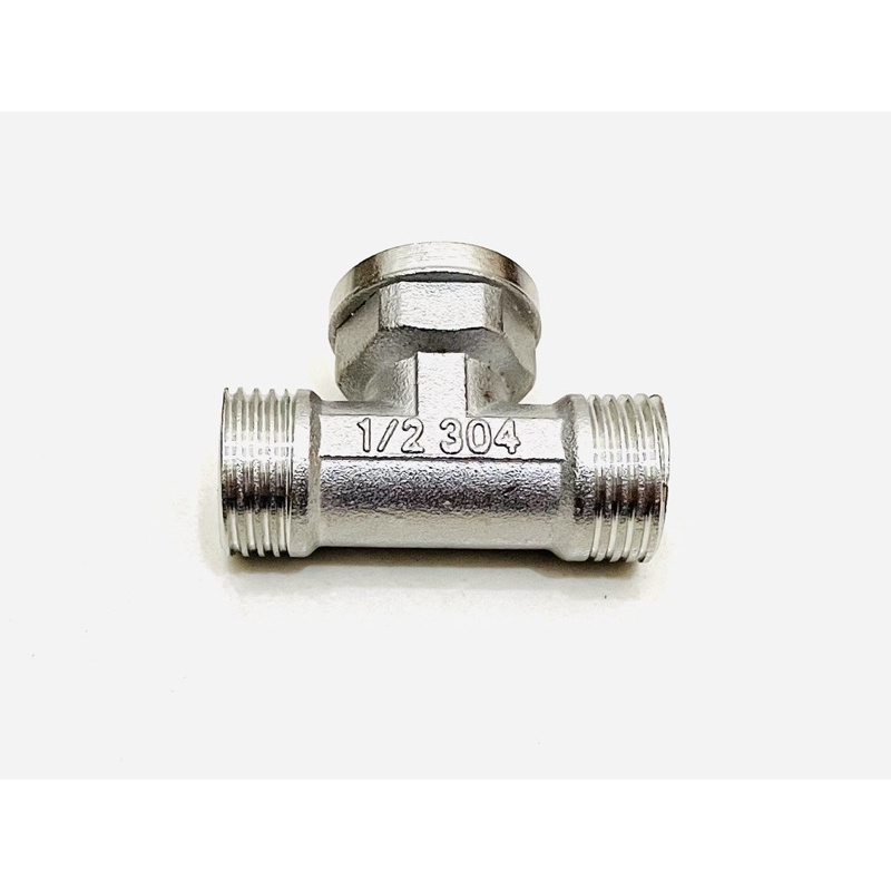 Nepel T Stainless 1 Drat Dalam 2 Drat luar - Nepel Tee 1/2 Inch 1/2 &quot; SS 304 Stainless