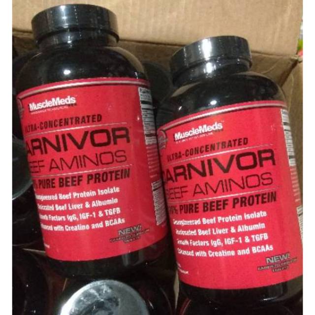 Amino Carnivor 300 Tablets  Musclemeds Beef Carnivor 300 Tabs