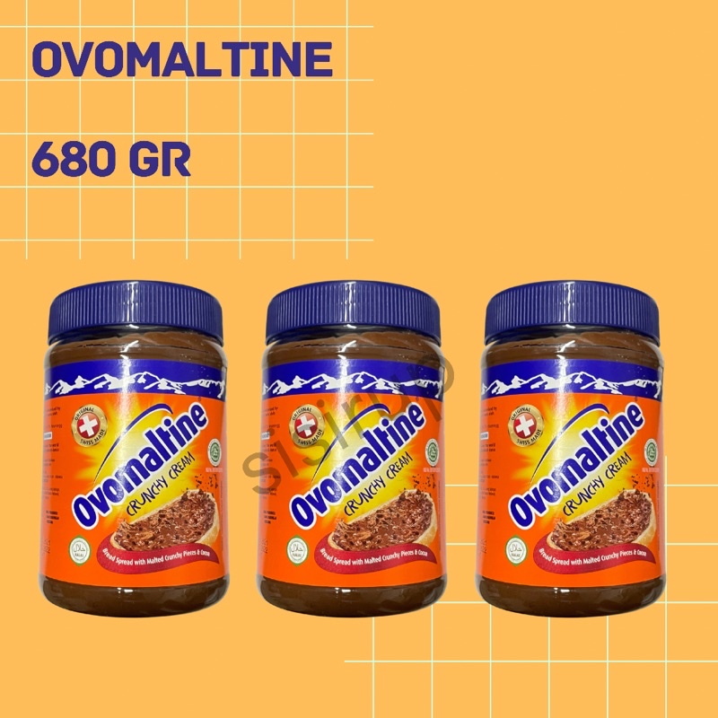 OVOMALTINE 680 GR / Ovomaltine Crunchy / Ovomaltine Halal