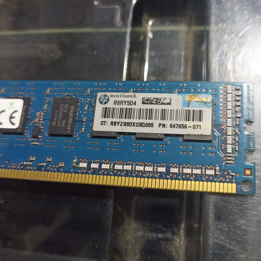RAM SERVER DDR3 2GB 1Rx8 PC3L-10600E ECC UDIMM HYNIX HP 647656-071