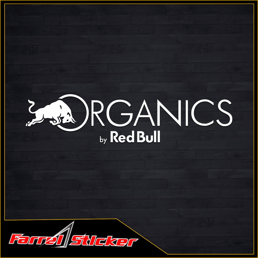 Stiker sticker RedBull ORGANICS