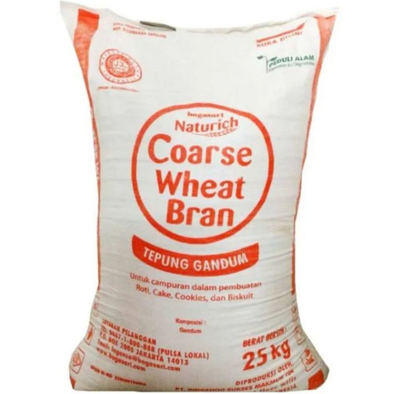 

Tepung Naturich Coarse Wheat Bran 25kg