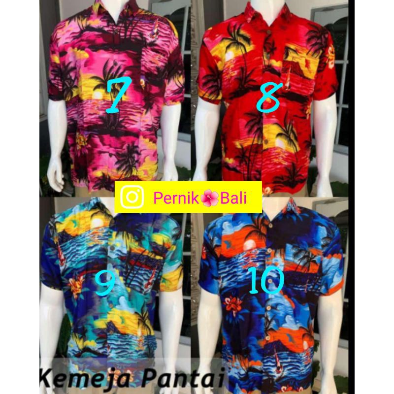 Kemeja Pantai Rayon PernikBali